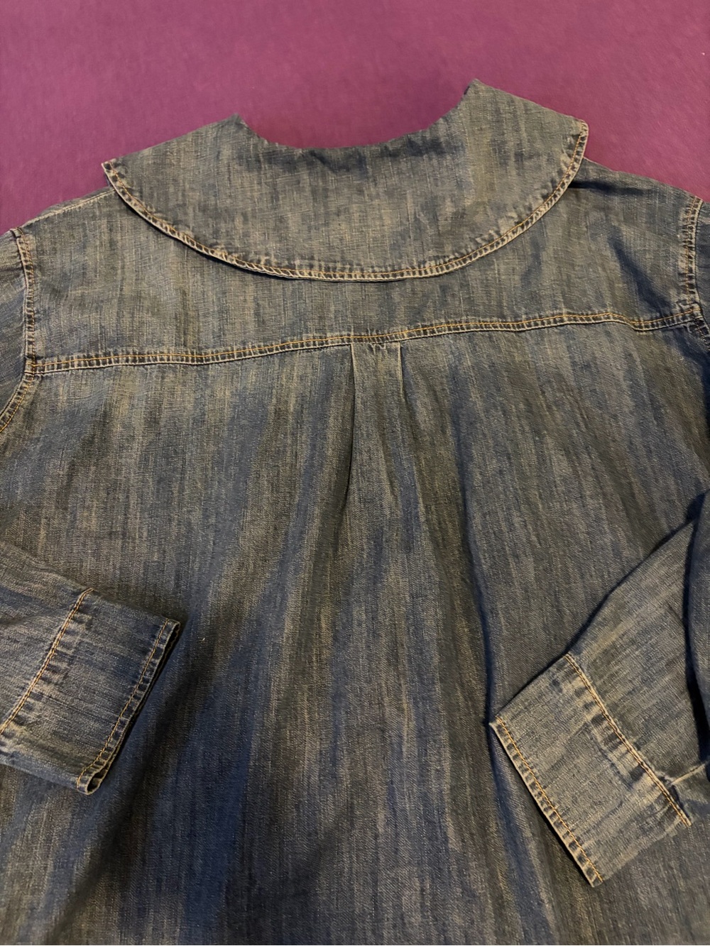 2 Zara Button Up Top’s with Peter Pan Collars- Basically New! - Picture 7 of 8
